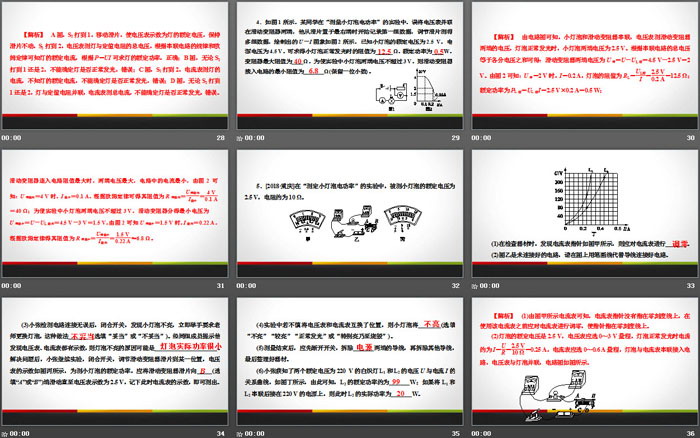 《测量小灯泡的电功率》电功率PPT教学课件