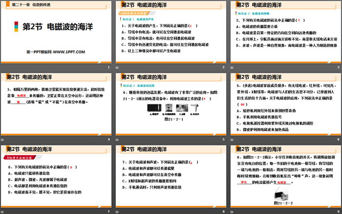 《电磁波的海洋》信息的传递PPT下载