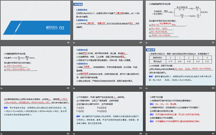 《氮及其化合物》化工生产中的重要非金属元素PPT课件(第3课时硝酸酸雨及防治)