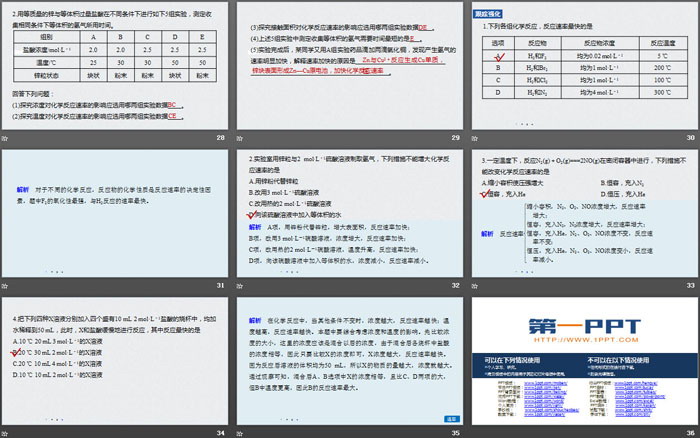 《化学反应的速率与限度》化学反应与能量PPT课件(第1课时化学反应的速率)