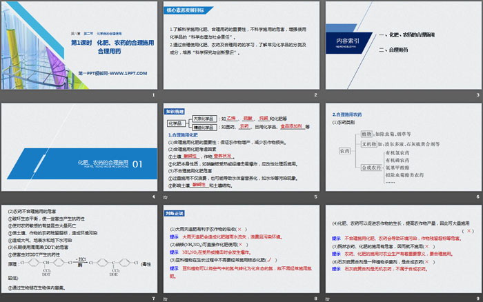 《化学品的合理使用》化学与可持续发展PPT课件(第1课时化肥、农药的合理施用合理用药)