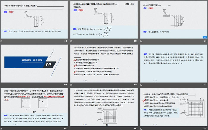 《实验：探究平抛运动的特点》抛体运动PPT优秀课件