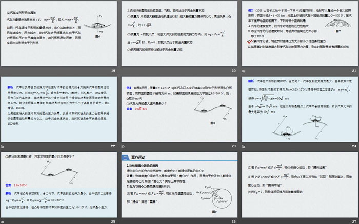 《生活中的圆周运动》圆周运动PPT优秀课件