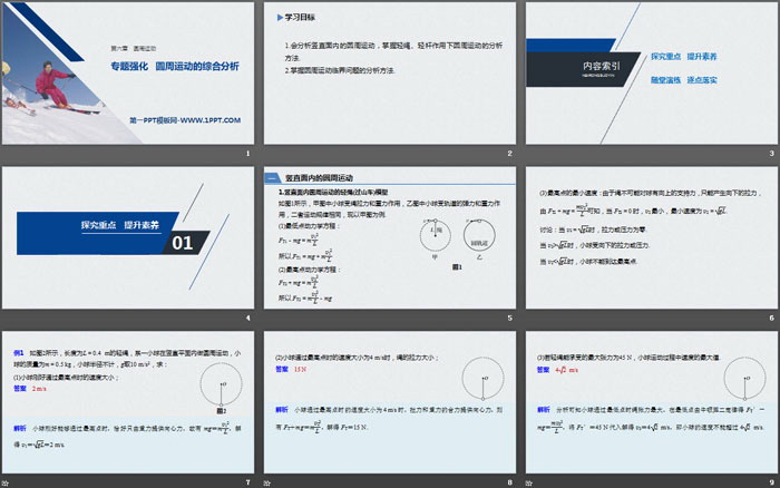 《专题强化　圆周运动的综合分析》圆周运动PPT优秀课件