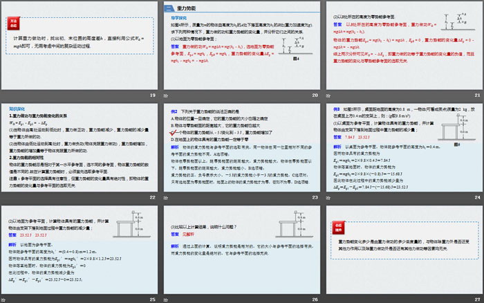 《重力势能》机械能守恒定律PPT优秀课件