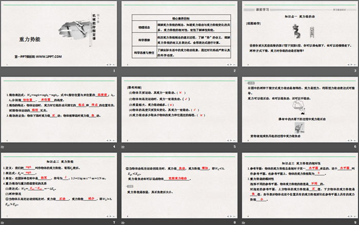 《重力势能》机械能守恒定律PPT优质课件