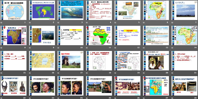《撒哈拉以南非洲》东半球其他的地区和国家PPT课件5