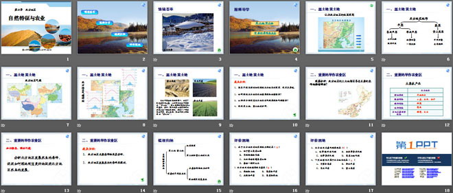 《自然特征与农业》北方地区PPT课件