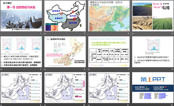 《自然特征与农业》北方地区PPT课件2