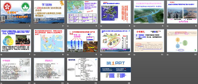 《东方明珠香港和澳门》南方地区PPT课件