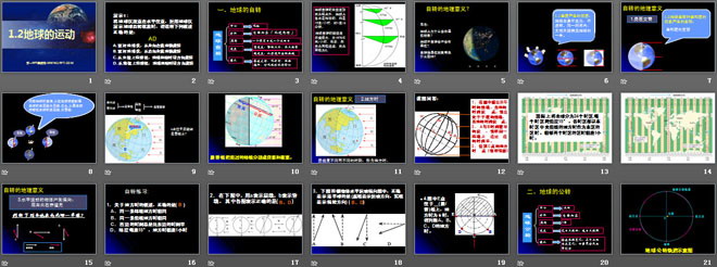 《地球的运动》地球和地图PPT课件