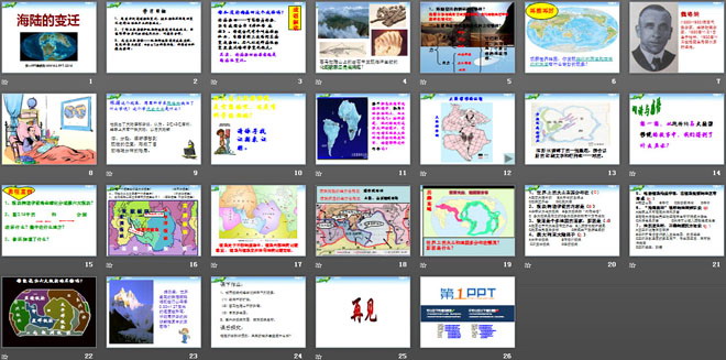 《海陆的变迁》陆地和海洋PPT课件3