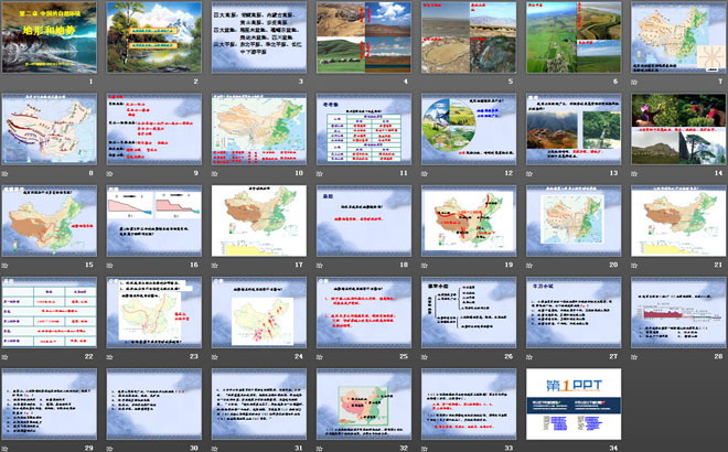 《地形和地势》中国的自然环境PPT课件9