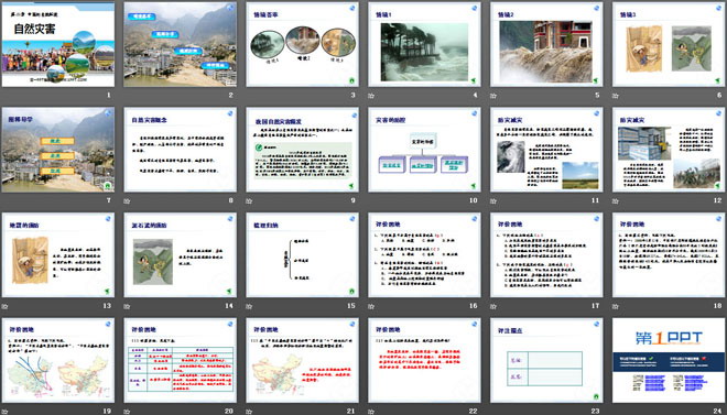 《自然灾害》中国的自然环境PPT课件