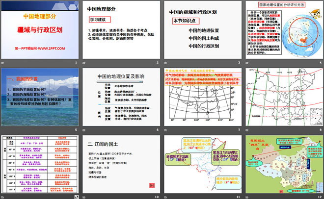 《疆域与行政区划》PPT