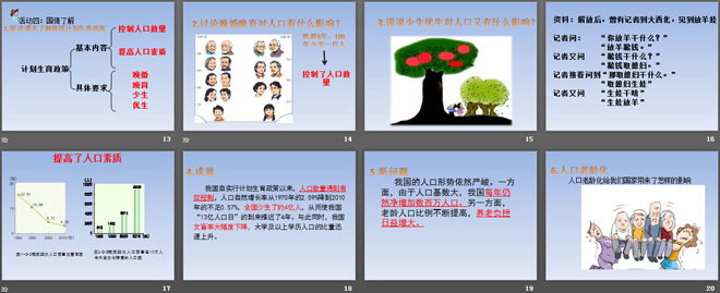 《众多的人口》PPT