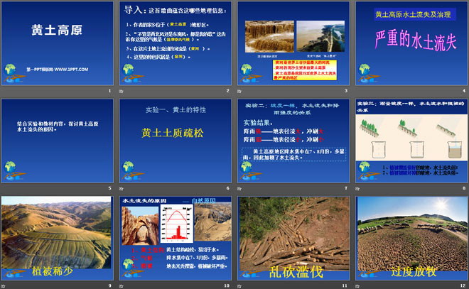 《黄土高原》PPT