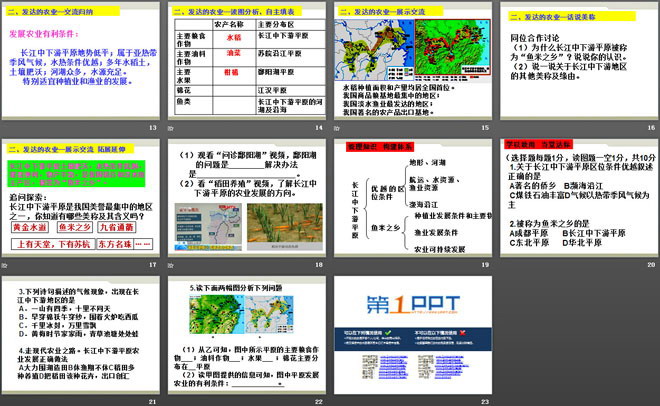 《长江中下游平原》PPT课件