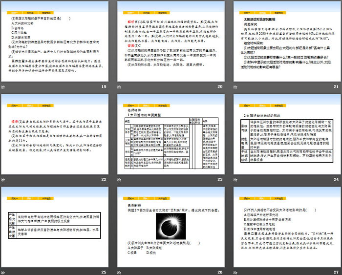 《太阳对地球的影响》宇宙中的地球PPT课件