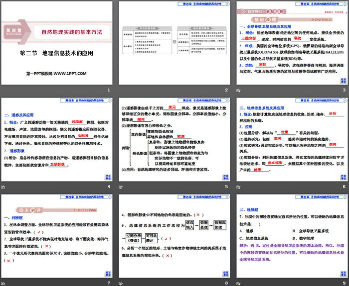 《地理信息技术的应用》自然地理实践的基本方法PPT课件