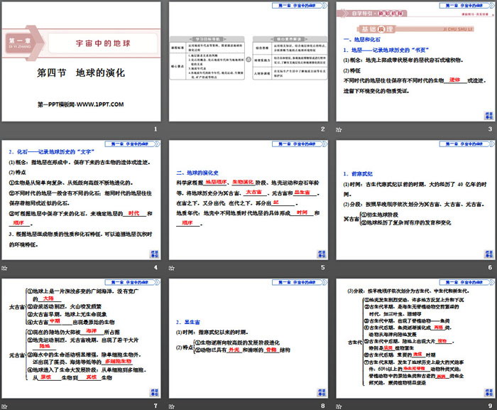 《地球的演化》宇宙中的地球PPT教学课件