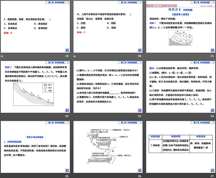 《流水地貌》地球表面形态PPT下载