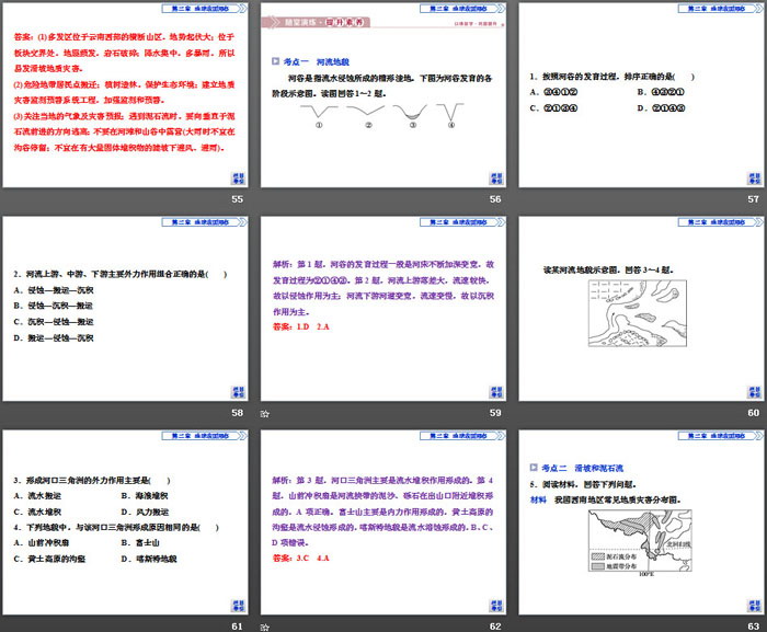 《流水地貌》地球表面形态PPT下载