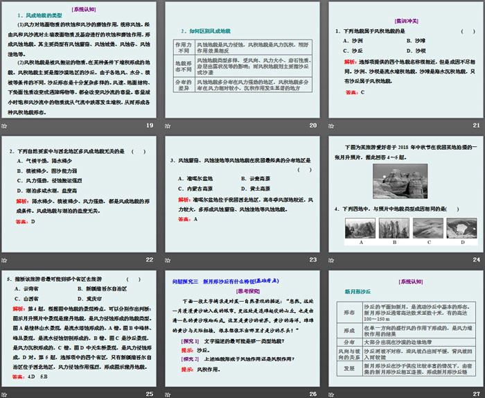 《风成地貌》地球表面形态PPT