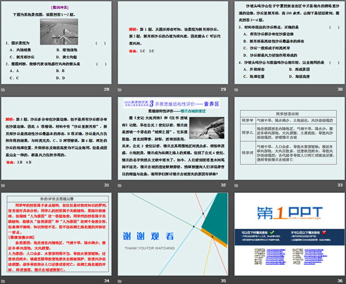 《风成地貌》地球表面形态PPT