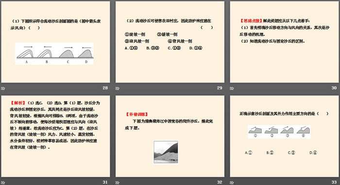 《风成地貌》地球表面形态PPT下载