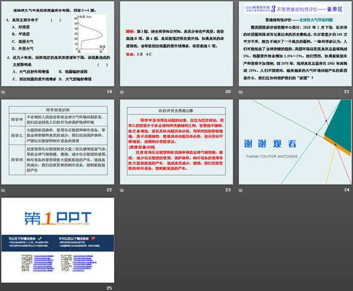 《大气的组成与垂直分层》地球上的大气PPT