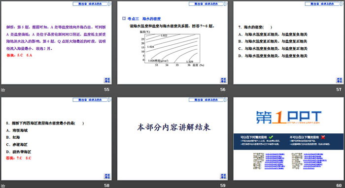 《海水的性质和运动》地球上的水PPT课件(第一课时海水的性质)