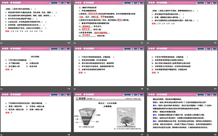 《生物圈与植被》从地球圈层看地表环境PPT课件