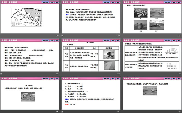 《走进敦煌风成地貌的世界》从圈层作用看地貌与土壤PPT课件