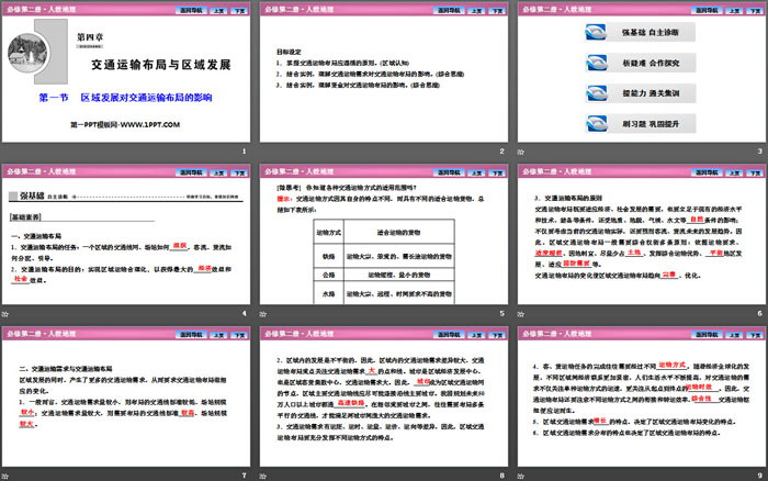 《区域发展对交通运输布局的影响》交通运输布局与区域发展PPT课件