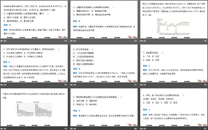 《人口迁移的特点及影响因素》人口分布、迁移与合理容量PPT下载