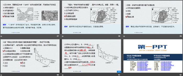 《乡村和城镇内部的空间结构》乡村和城镇PPT