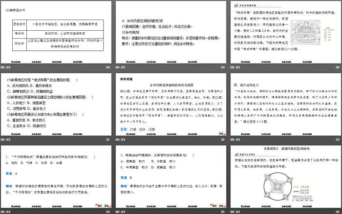 《乡村和城镇内部的空间结构》乡村和城镇PPT下载