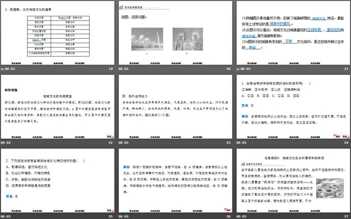 《地域文化与城乡景观》乡村和城镇PPT精品课件