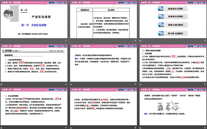 《农业区位因素》产业区位选择PPT课件