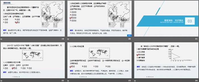 《人口分布》人口与地理环境PPT