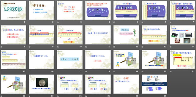 《认识分米和毫米》分米和毫米PPT课件3