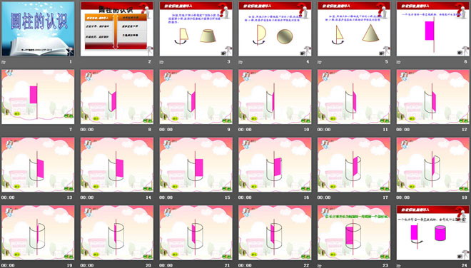 《圆柱的认识》圆柱和圆锥PPT课件