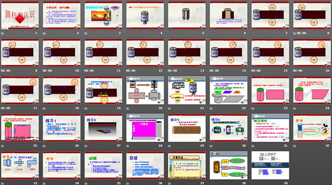 《圆柱的认识》圆柱和圆锥PPT课件2