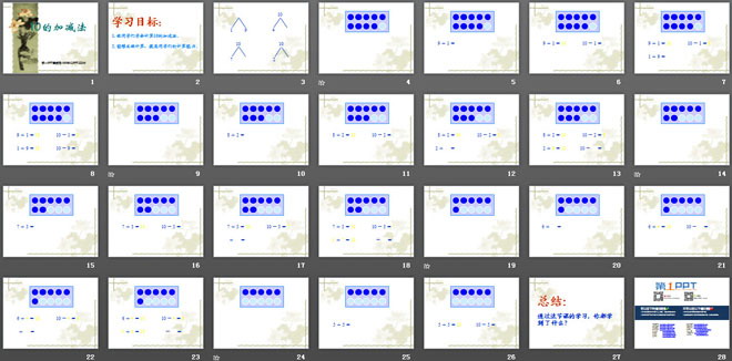 《10的加减法》10以内的加法和减法PPT课件