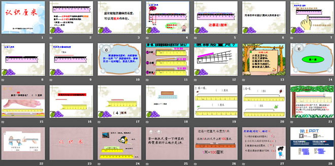 《认识厘米》厘米和米PPT课件2