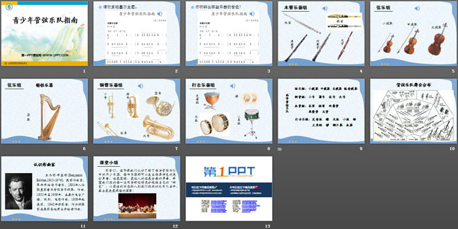 《青少年管弦乐队指南》PPT课件