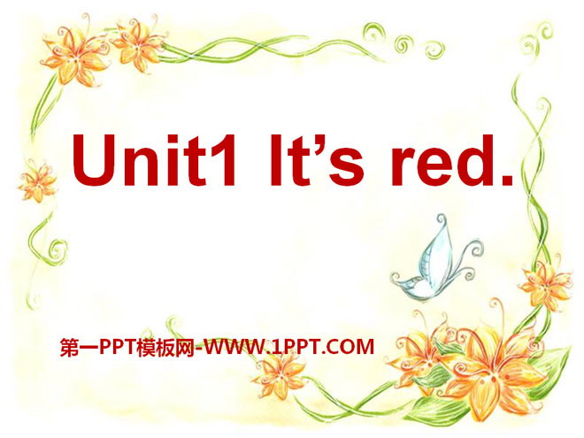 《It\s red》PPT课件2