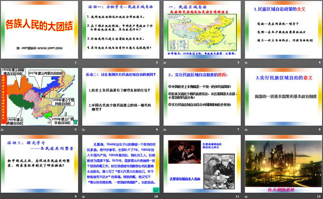 《各族人民的大团结》民族团结与祖国统一PPT课件3