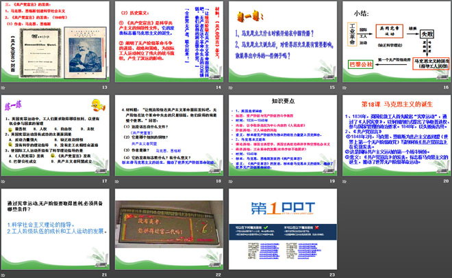《马克思主义的诞生》国际工人运动和马克思主义的诞生PPT课件